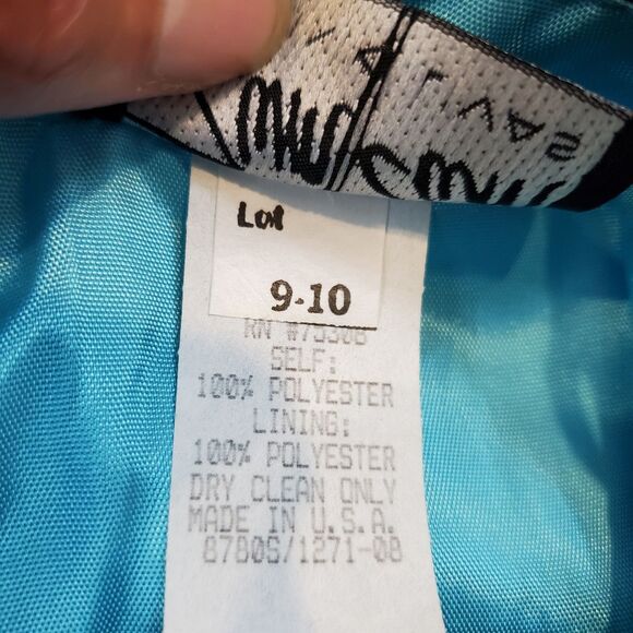 VTG Y2K ZumZum Niki Livas Babydoll Dress Tulle Goth Blue Black Party HoCo 9 / 10 - Picture 14 of 15